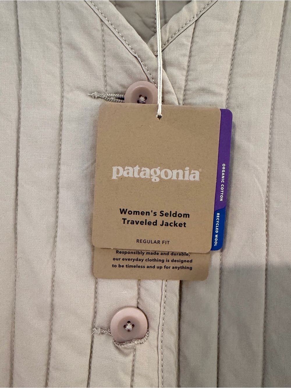 Patagonia Women's Seldom Traveled Jacket - Light Beige